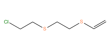 (2-Chloroethylthio)-ethyl vinyl sulfide